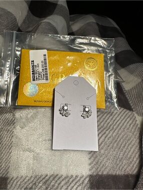 Moissanite Leaf Cluster Earrings 1 Oct. GRA Certified